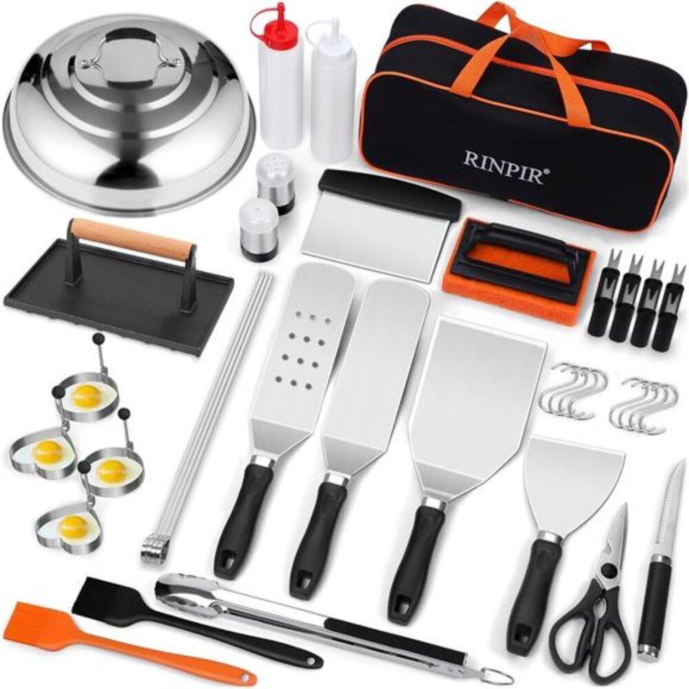 42pcs Griddle Accessories Kit for Blackstone, Flat Top Grill Spatula Set